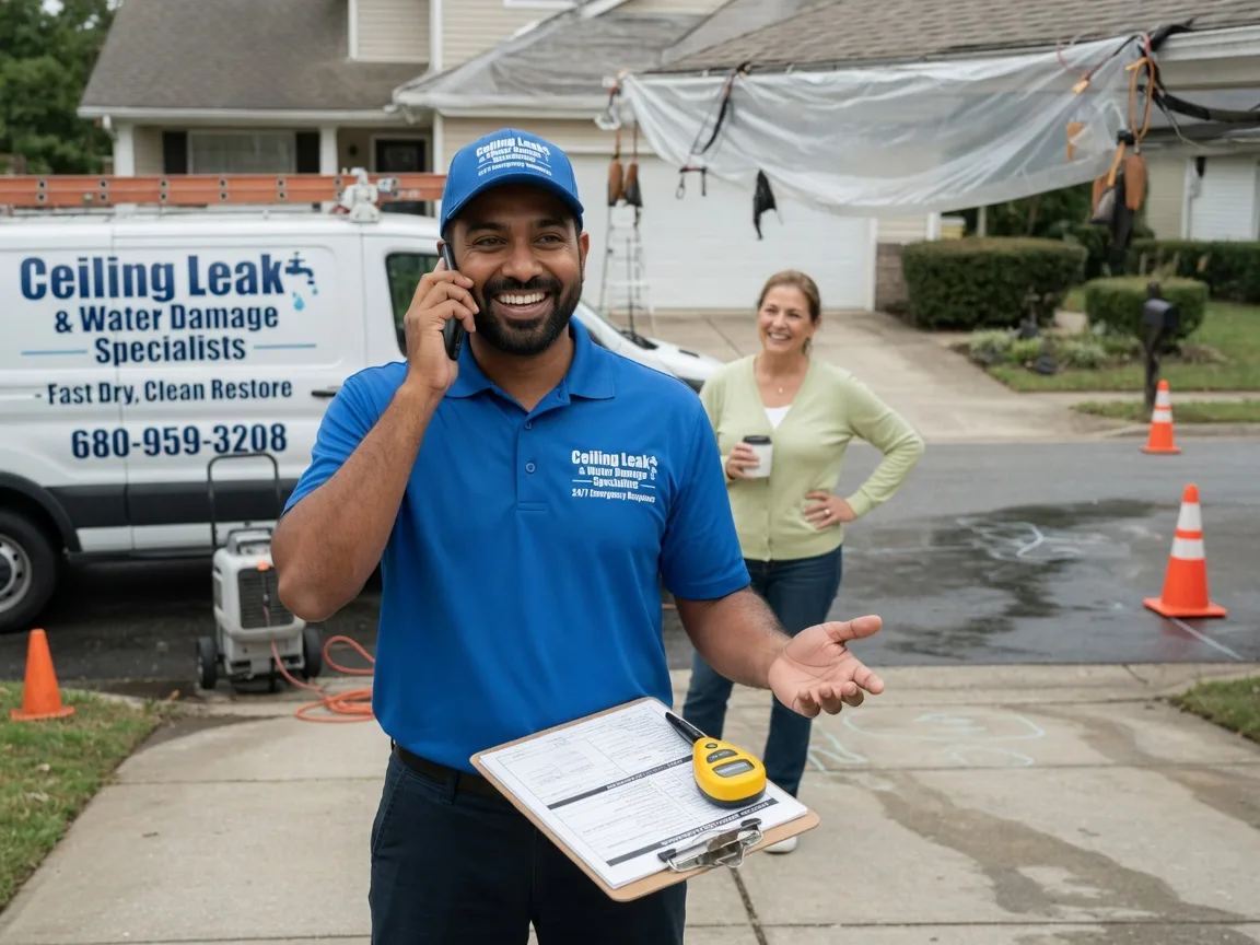 Ceiling Leak Cleanup Karnack, TX FAQs